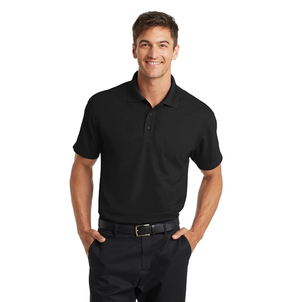Port Authority® Dry Zone® Embroidered Grid Polo - Image 3