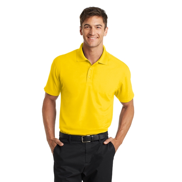 Port Authority® Dry Zone® Embroidered Grid Polo - Image 8