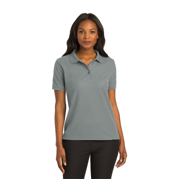 Port Authority® Ladies Silk Touch™ Embroidered Polo - Image 3