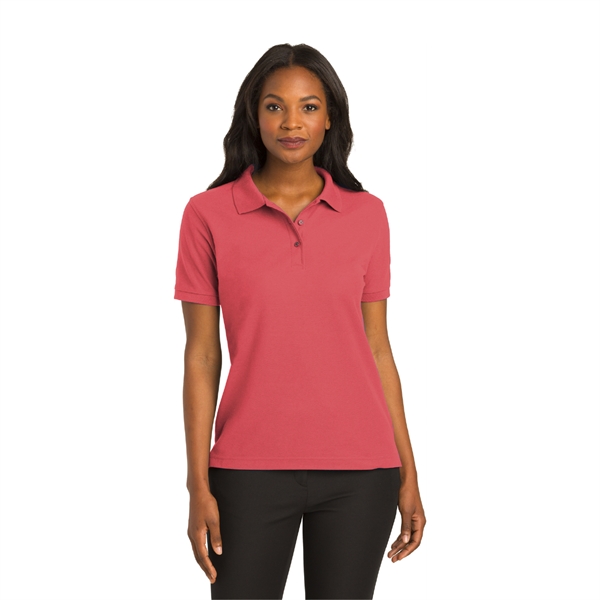 Port Authority® Ladies Silk Touch™ Embroidered Polo - Image 8