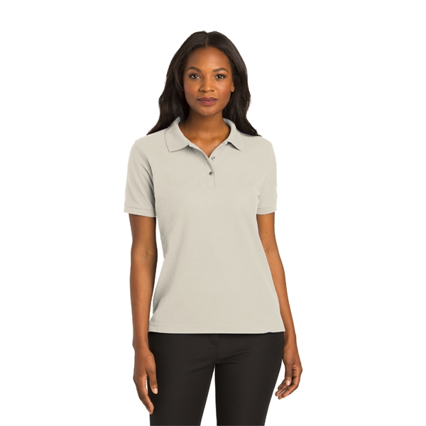 Port Authority® Ladies Silk Touch™ Embroidered Polo - Image 16