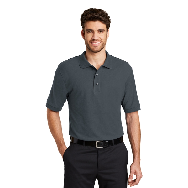 Port Authority® Silk Touch™ Embroidered Polo - Image 2
