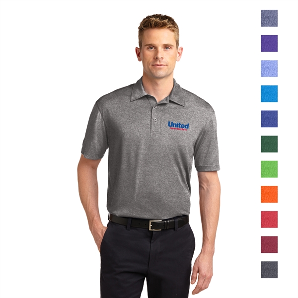 Sport-Tek® Heather Contender™ Embroidered Polo - Image 1
