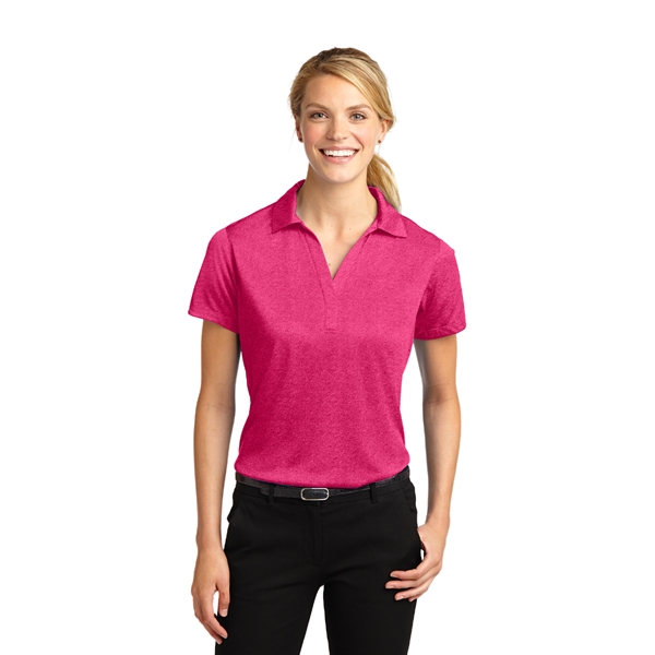 Sport-Tek® Ladies Heather Contender™ Embroidered Polo - Image 4