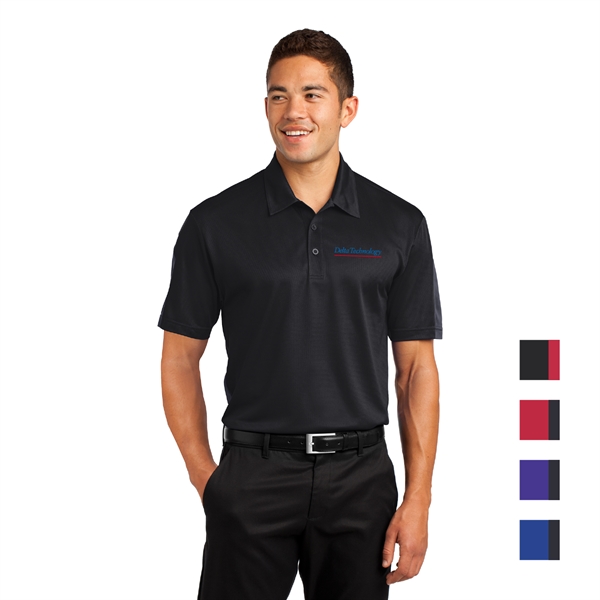 Sport-Tek® PosiCharge® Textured Colorblock Polo - Image 1