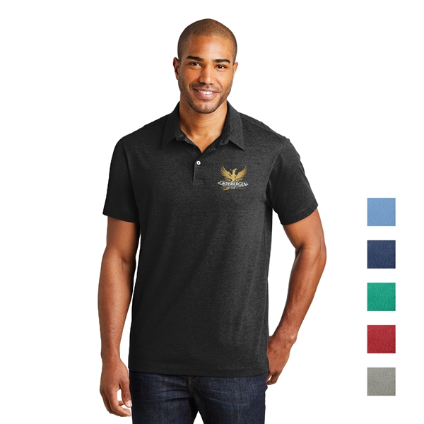 Port Authority® Meridian Cotton Blend Embroidered Polo - Image 1