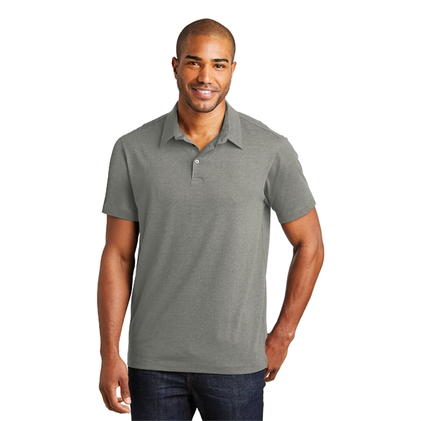 Port Authority® Meridian Cotton Blend Embroidered Polo - Image 2