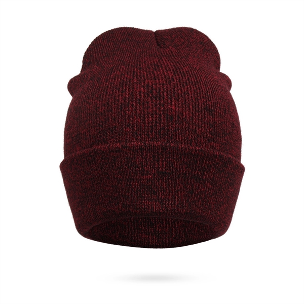 Knit Beanie With Cuff - Image 2