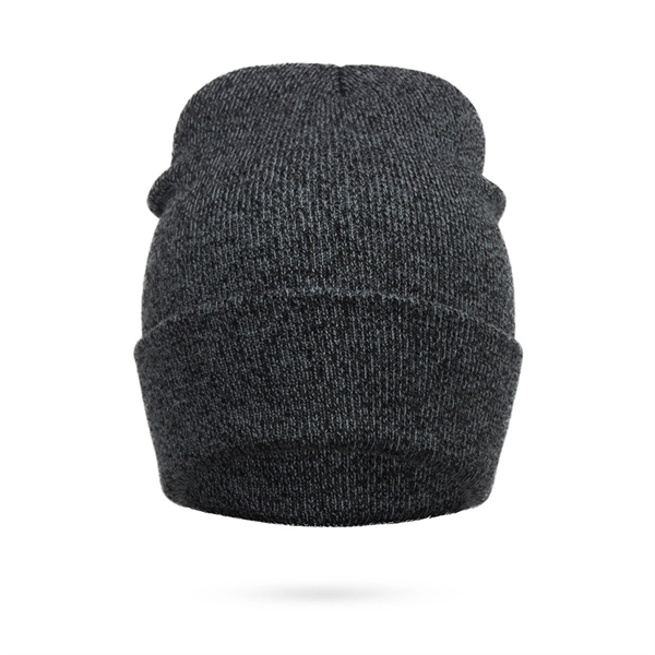 Knit Beanie With Cuff - Image 3