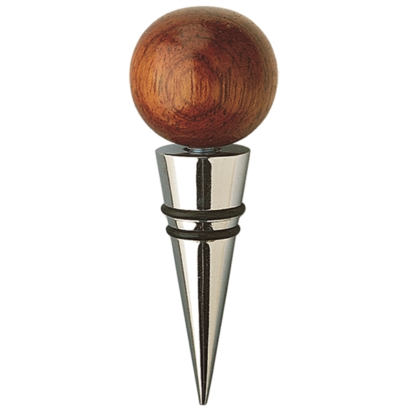 Rosewood Cone Wine and Champagne Stopper