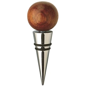 Rosewood Cone Wine and Champagne Stopper