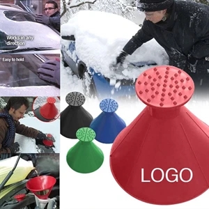 2 in 1 Cone-Shaped Car Screen Ice Remover