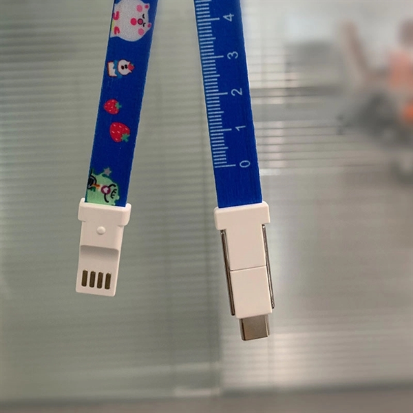 3-in-1 Lanyard USB Charging Cable - Image 3