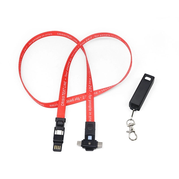 Smartphone 3-in-1 Lanyard USB Charging Cable - Image 3