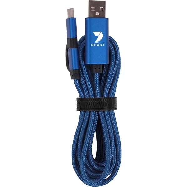 10 Foot 3-in-1 Charging Cable - Image 1