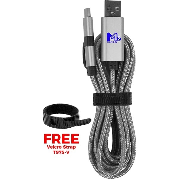 10 Foot 3-in-1 Charging Cable - Image 4