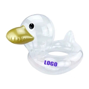 Inflatable Clear Duck Kids Floats