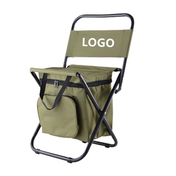 Folding Chair With Cool Bag