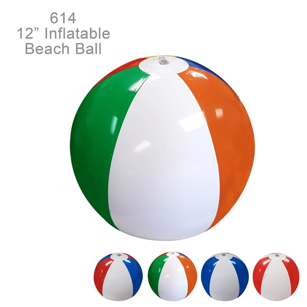 12" Inflatable Beach Ball with 6 Panels - Image 11
