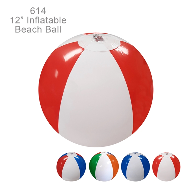12" Inflatable Beach Ball with 6 Panels - Image 13