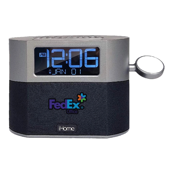 iHome Bluetooth FM Clock Radio With Apple Watch Charging - Image 2