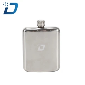 7 OZ Stainless Steel Shaped Hip Flask