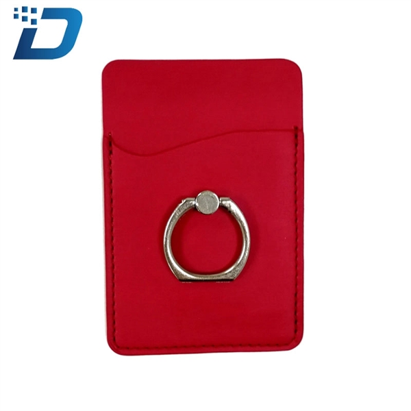 Smart Phone Wallet Holder With Ring - Image 2