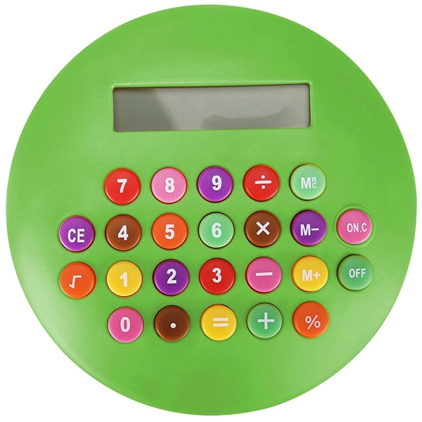 4 1/2'' Calculator w/ Rainbow Keys - Image 2