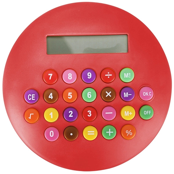 4 1/2'' Calculator w/ Rainbow Keys - Image 4
