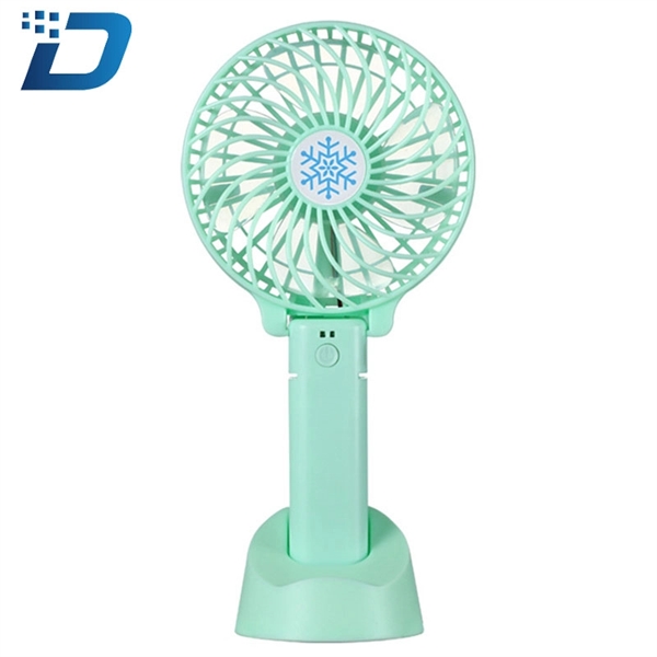 Popular Foldable Charging Folding Fan With Phone Holder - Image 3