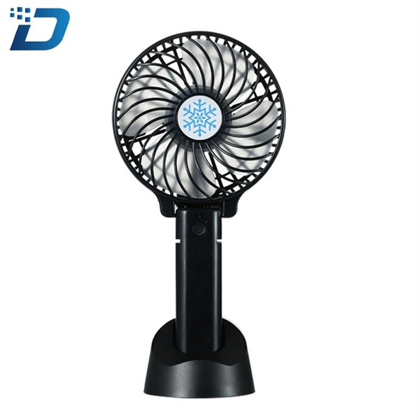 Popular Foldable Charging Folding Fan With Phone Holder - Image 4