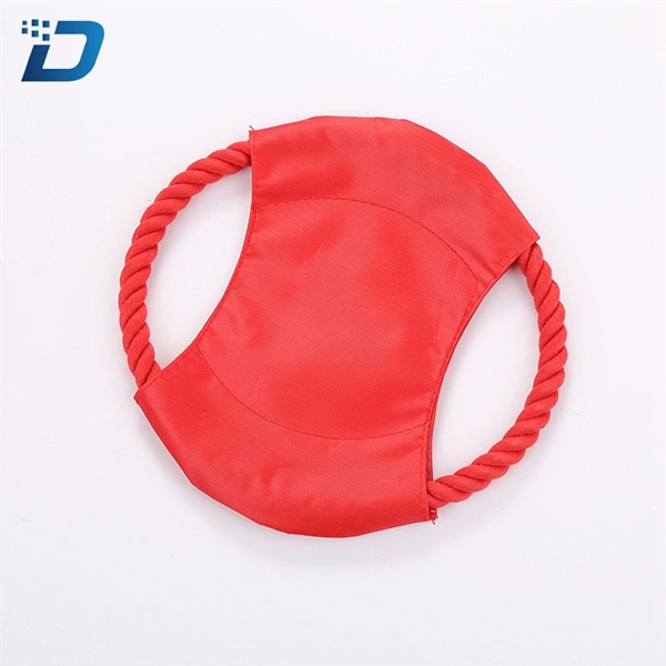 Cotton Rope Toy Pet Training Flying  Disc - Image 2