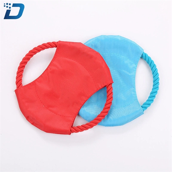 Cotton Rope Toy Pet Training Flying  Disc - Image 3