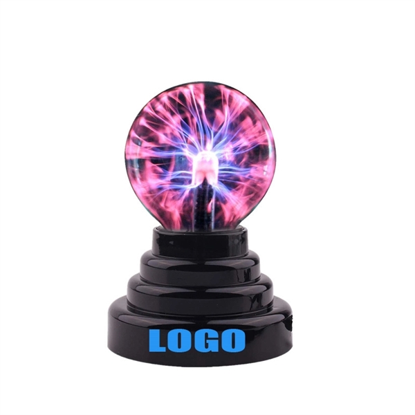 Sphere Lightning Light Lamp Glass Plasma Ball - Image 1