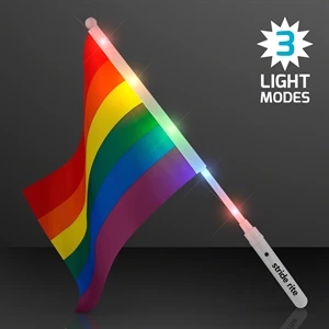 Light Up Rainbow Flag, 60 day overseas production time