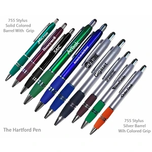 Elegant Stylus Ballpoint Pens - Comfort Grip Pen *