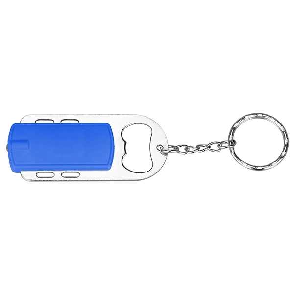 Bottle Opener Flashlight with Key Chain - Image 2