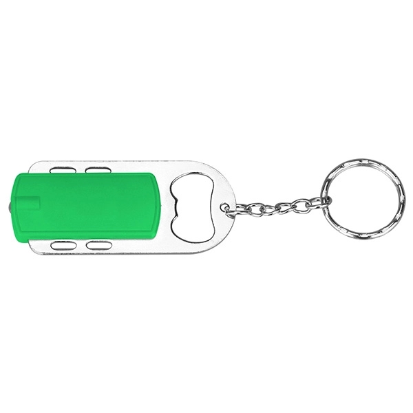 Bottle Opener Flashlight with Key Chain - Image 3