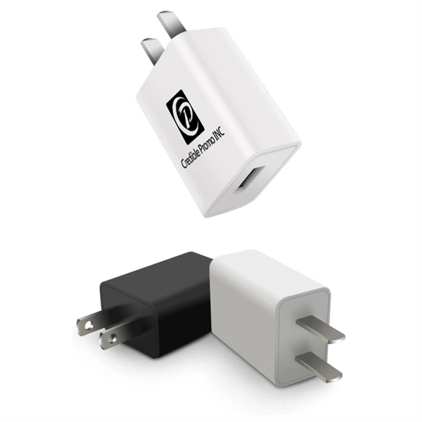 UL Qualified Single Phone USB Charging Adapter Plug - Image 1
