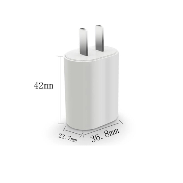 UL Qualified Single Phone USB Charging Adapter Plug - Image 2