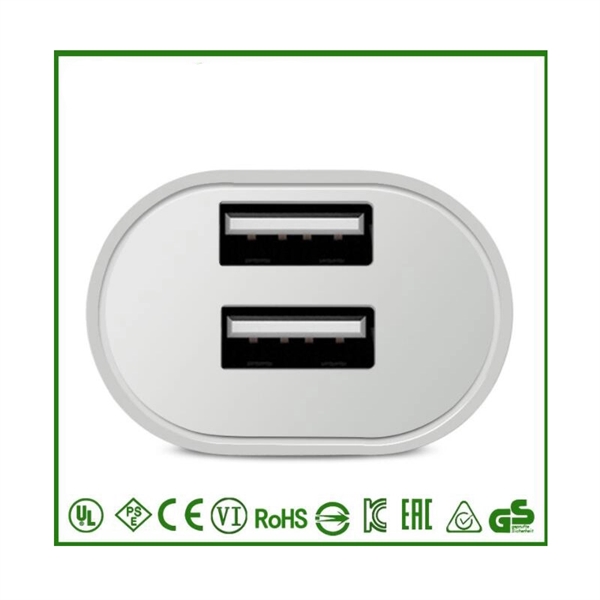UL Qualified Dual Phone USB Charging Adapter Plug - Image 5