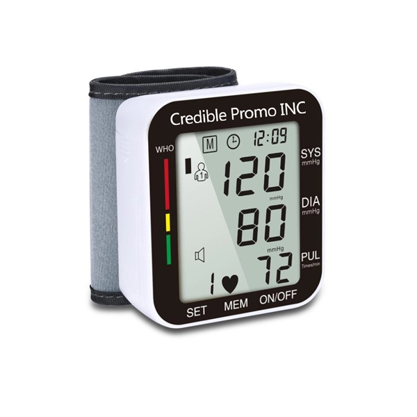 Automatic Arm Cuff Digital Blood Pressure Monitor Or Heart R - Image 1