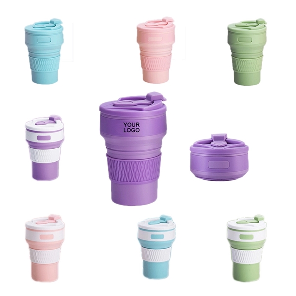 Portable silicone folding cup - Image 1