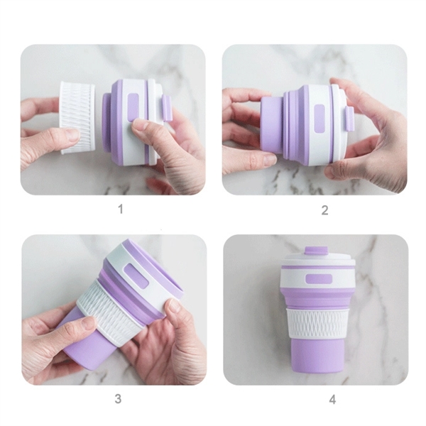 Portable silicone folding cup - Image 3