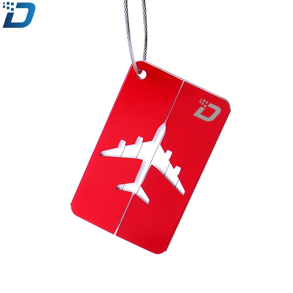 Creative Aluminum Aircraft Luggage Tag - Image 4