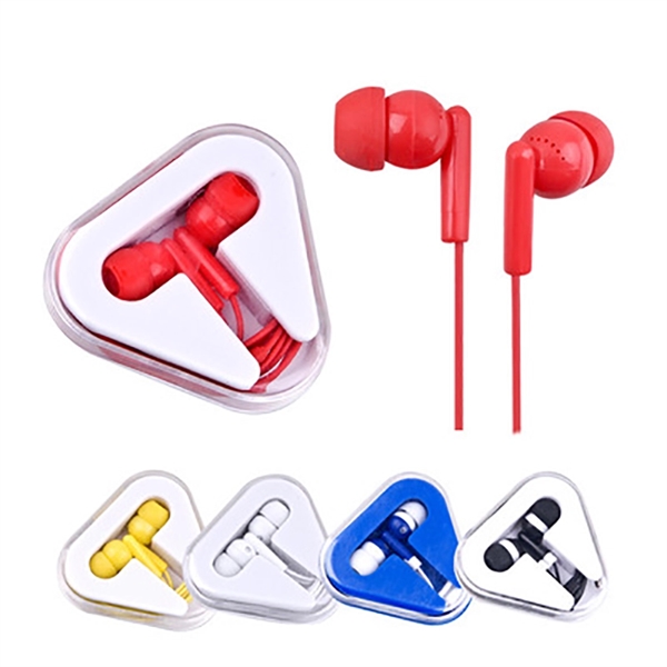 Triangle boxed Earbuds - Image 1