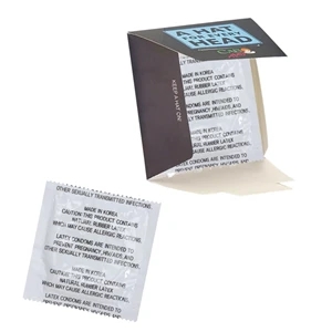 Condom Wallet Package With 4 Color Process Printing