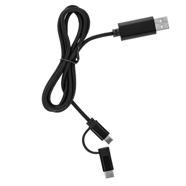 3-in-1 Braided Charging Cable - Image 2