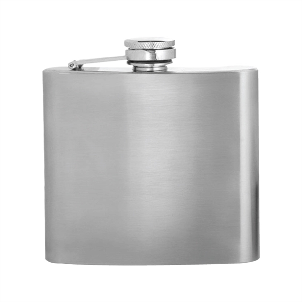 5 oz. Stainless Steel Flask - Image 4