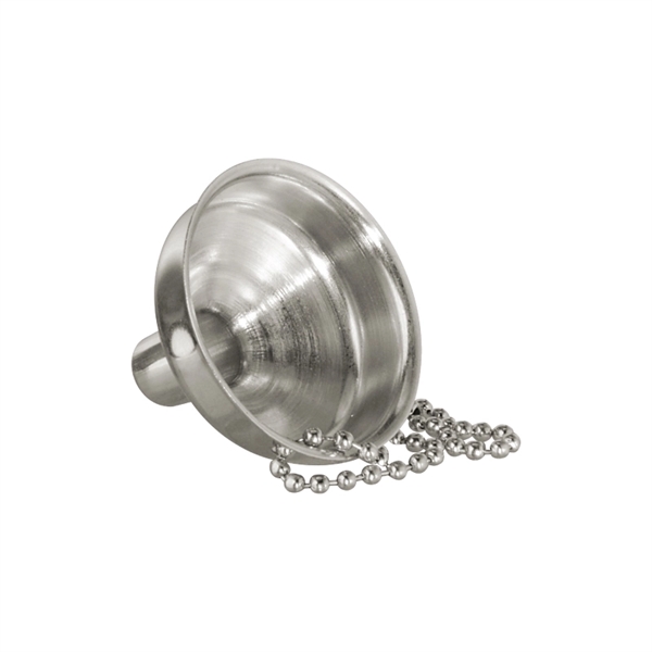 Mini Polished Stainless Steel Flask Funnel - Image 2